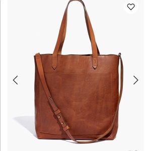 Madewell Medium Leather Transport Tote